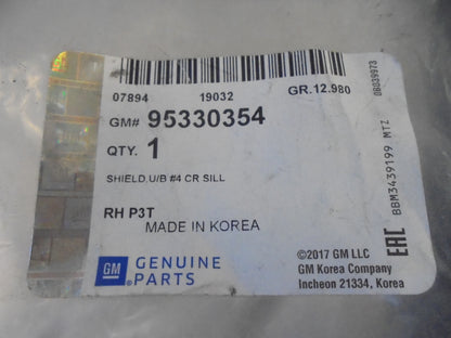 Holden Trax Genuine Right Hand Air Shield New Part