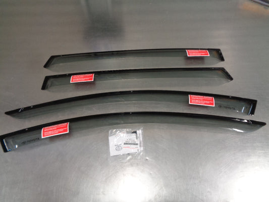 Toyota RAV4 Genuine Slimline Weathershield Set Of 4 New Part