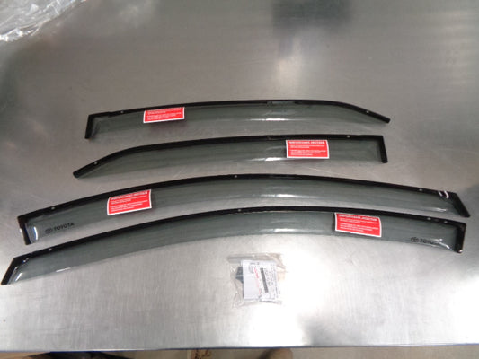 Toyota Corolla Sedan Genuine Slimline Weathershield Set New Part