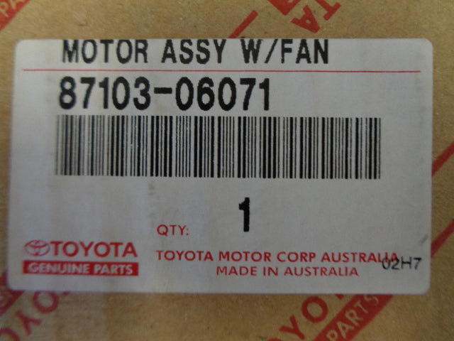 Toyota Camry Genuine Heater & A/C Blower Motor With Fan New Part