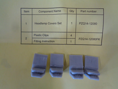 Toyota Corolla Sedan Genuine Headlight Protector Pair New Part