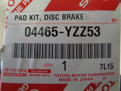 Toyota Landcruiser 80 Series Genuine Front Disc Brake Pad Set New Part