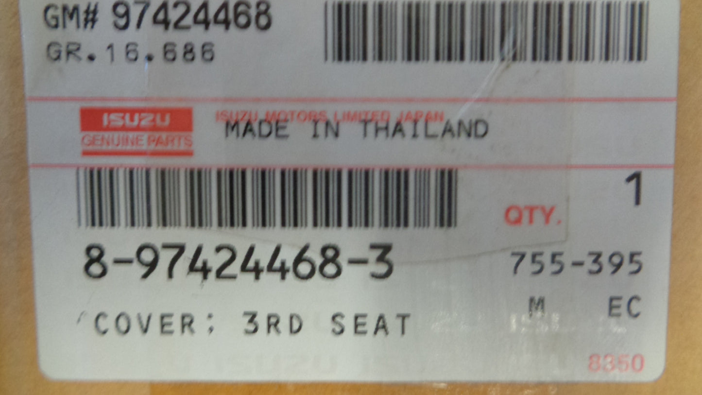 Isuzu MU-X Genuine 3rd Row Seat Side Trim New Part