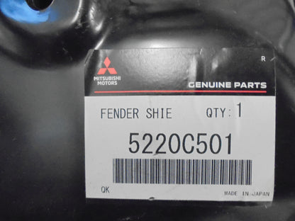 Mitsubishi Lancer Genuine Left Hand Front Lower Fender Shield New Part