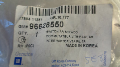 Holden Captiva Genuine Right Rear WIndow Switch New Part