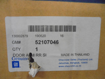 Holden RG Colorado Genuine Right Hand Rear Door Assembly (Unpainted) New Part