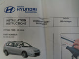 Hyundai I30 CW Wagon Genuine Roof Racks New Part