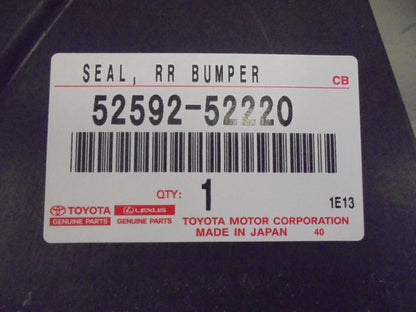 Toyota Yaris Genuine Left Hand Rear Bumper Seal New Part