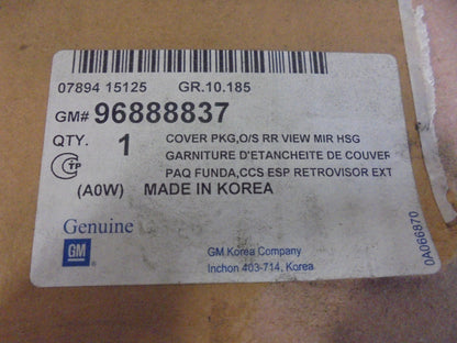 Holden JG-JH Cruze Genuine Chrome Mirror Scalp Set New Part