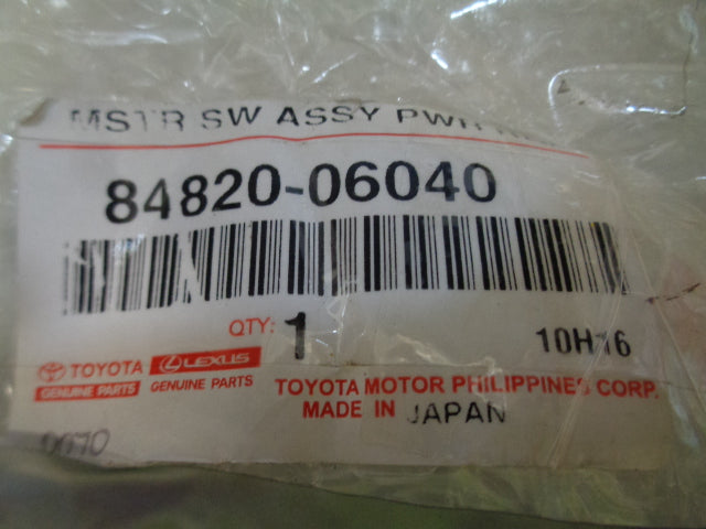 Toyota Camry Genuine Drivers Master Control Power Window Switch New Part