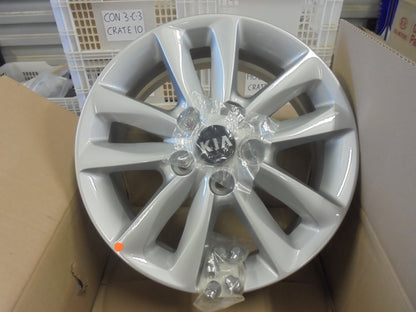 Kia Cerato Genuine Set 4 Alloy Wheels With Center Cap And Wheel Nuts New Part