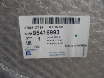 Holden Captiva Genuine Left Hand Door Panel Assembly New Part