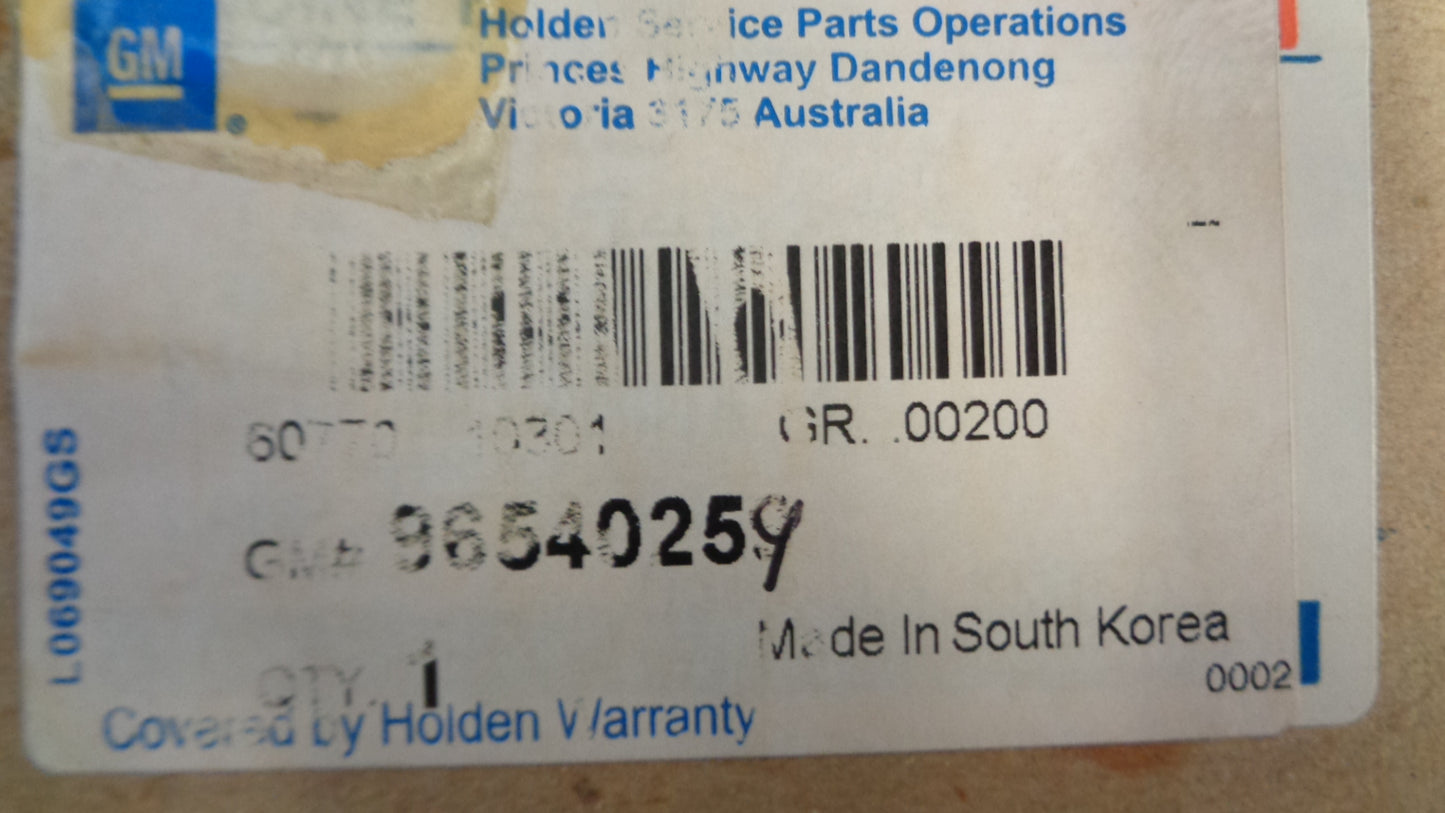 Holden Barina Genuine Left Fog light New Part