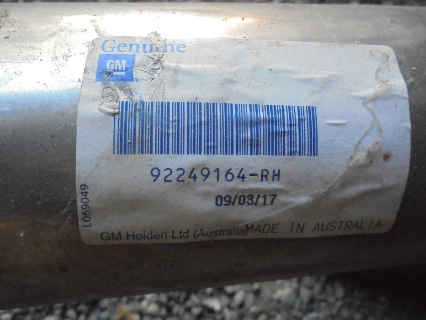Holden VE V8 Commodore Sedan Genuine From Cat Back New Part