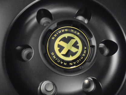 ATX Series AX196 Alloy Wheel Set Of 4 Satin Black With Milled Accents New Part