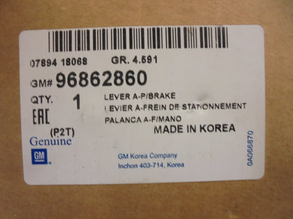 Holden Barina Genuine Park Brake ASM New Part