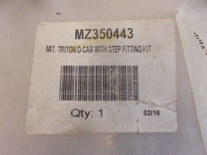 Mitsubishi MQ Triton Genuine Tow Bar Fitting Kit With Rear Bumper New Part