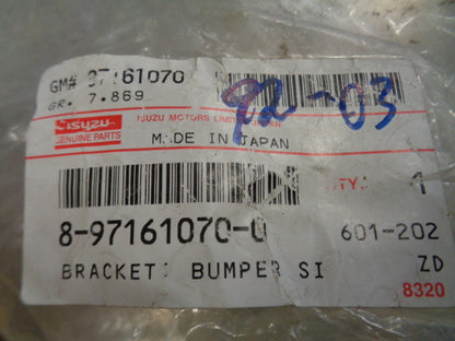 Holden Jackaroo/Isuzu Trooper Genuine Left Hand Front Bumper Bracket New Part