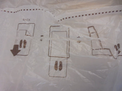 Plastic Seat Cover With Seat-Floor-Hand Brake And Gear Shift Covers New Part