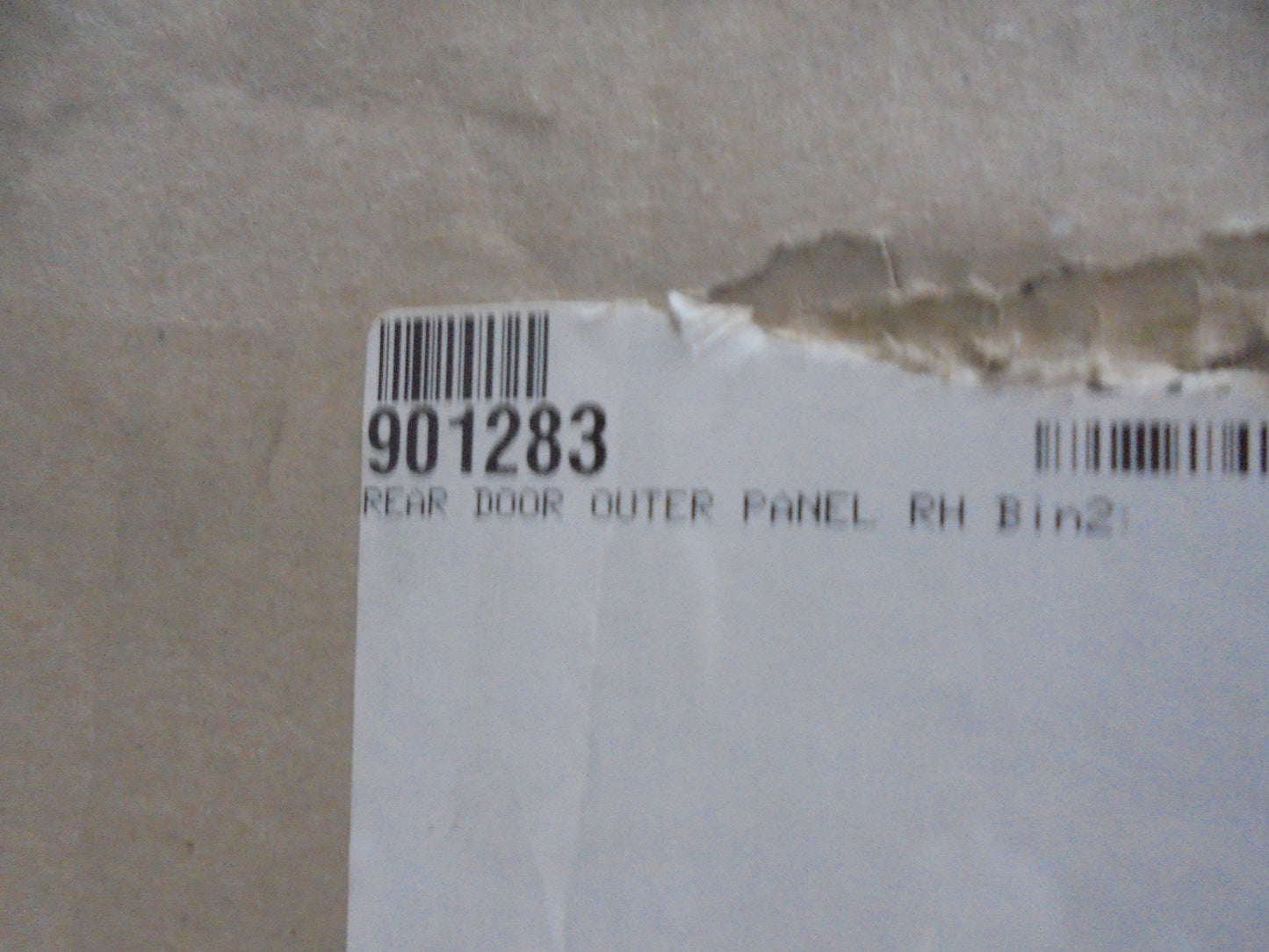 Peugeot 207 Mark 1 Genuine Right Hand Rear Door Skin New Part
