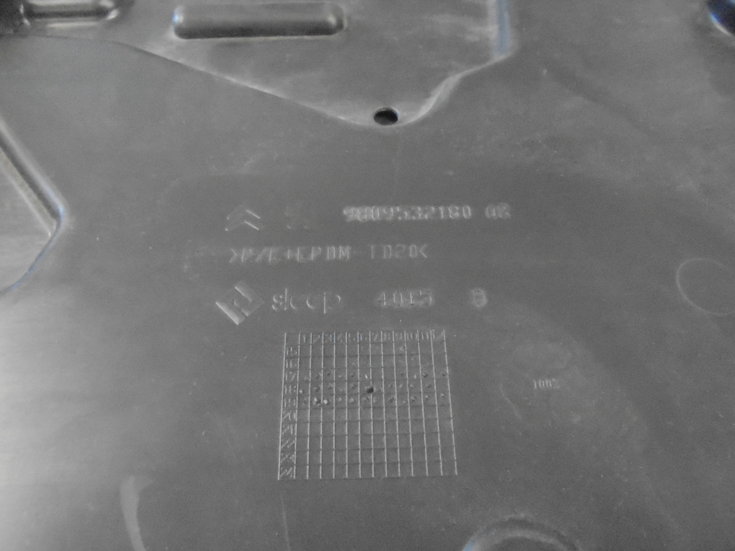 Peugeot/Citroen Genuine Under Rear Deflector New Part