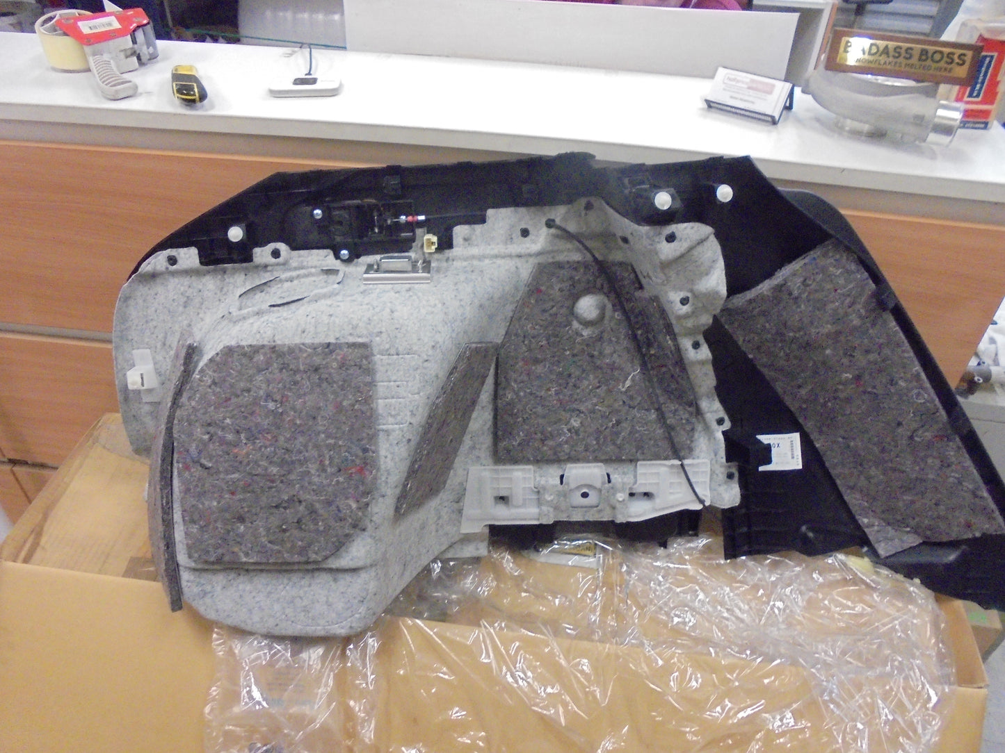 Mitsubishi  Lancer Hatch Genuine Right Hand Rear Quator Panel Lower Trim New Part