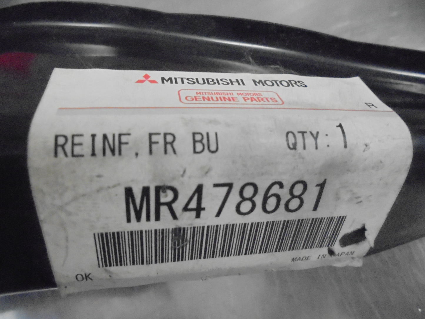 Mitsubishi Challenger Genuine Front Left Hand Bumper Reinforcement New Part