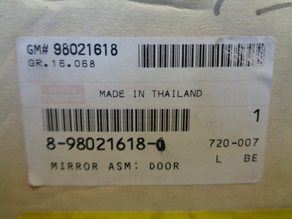 Holden RA Rodeo Genuine Right Hand Front Door Mirror Assy New Part