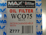 Wesfil Nippon Max Series Oil Filter Suits Hino 300 Series New Part