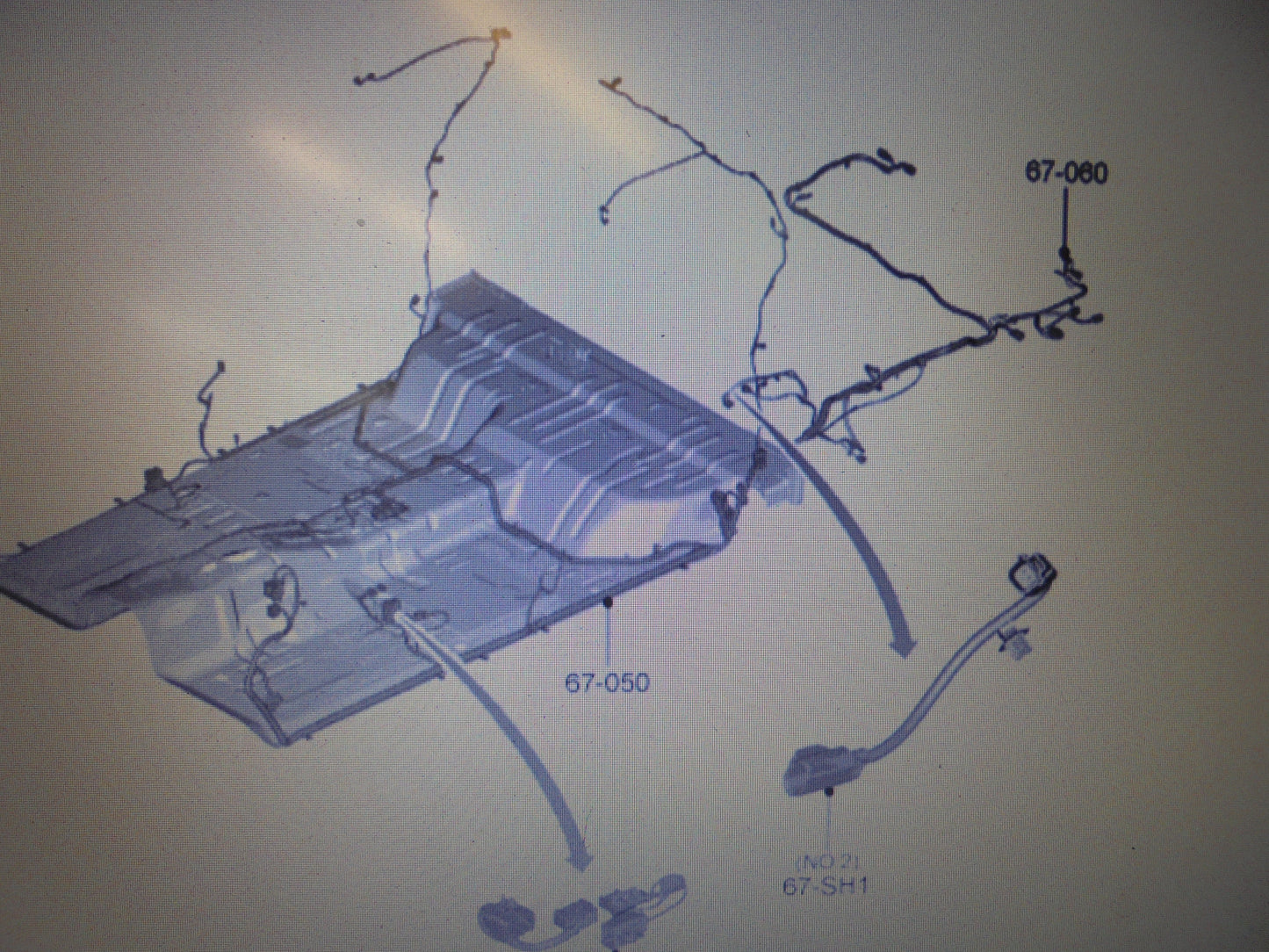 Mazda BT-50 Genuine No 2 Rear Wiring Harness New Part