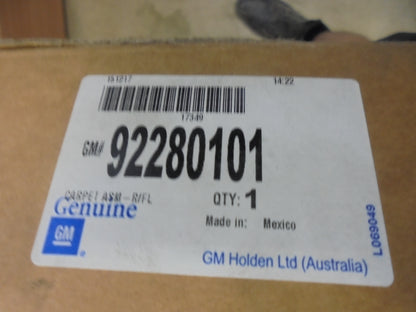 Holden VFCommodore WM Statesman Genuine Rear Boot Carpet Floor New Part