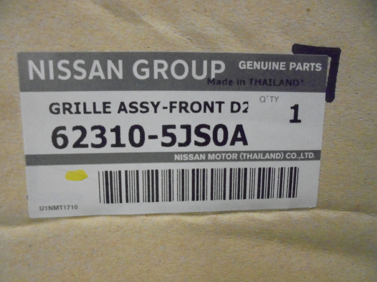 Nissan Navara D23 NP300 Genuine Front Grille Black Edition New Part