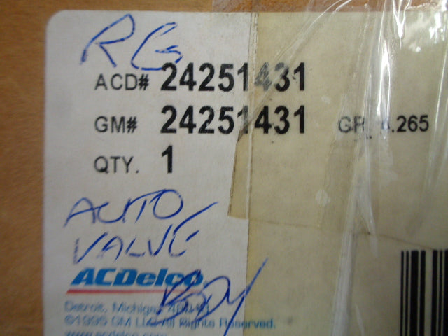 Holden RG Colorado Genuine Automatic Transmission Valve Body New Part