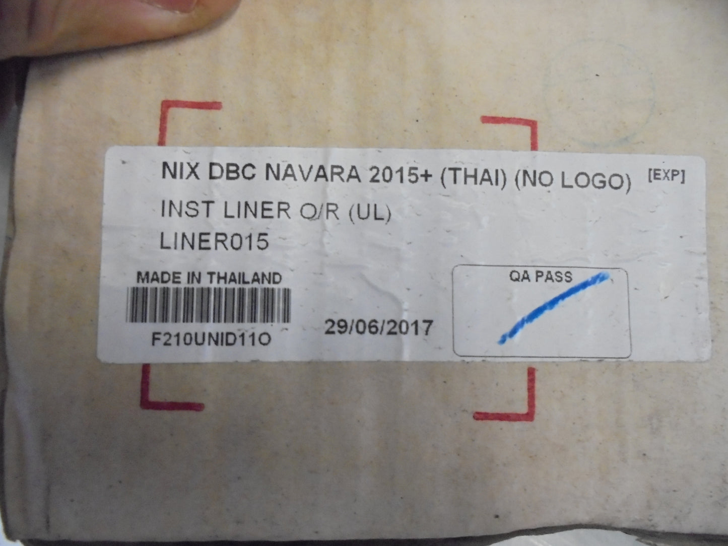 Nissan Navara D23-NP300 Genuine Tub liner Fitting Kit New Part