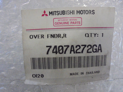 Mitsubishi MQ Trition Genuine Right Front Flare (Grayish Green) Slight Crack See Ad