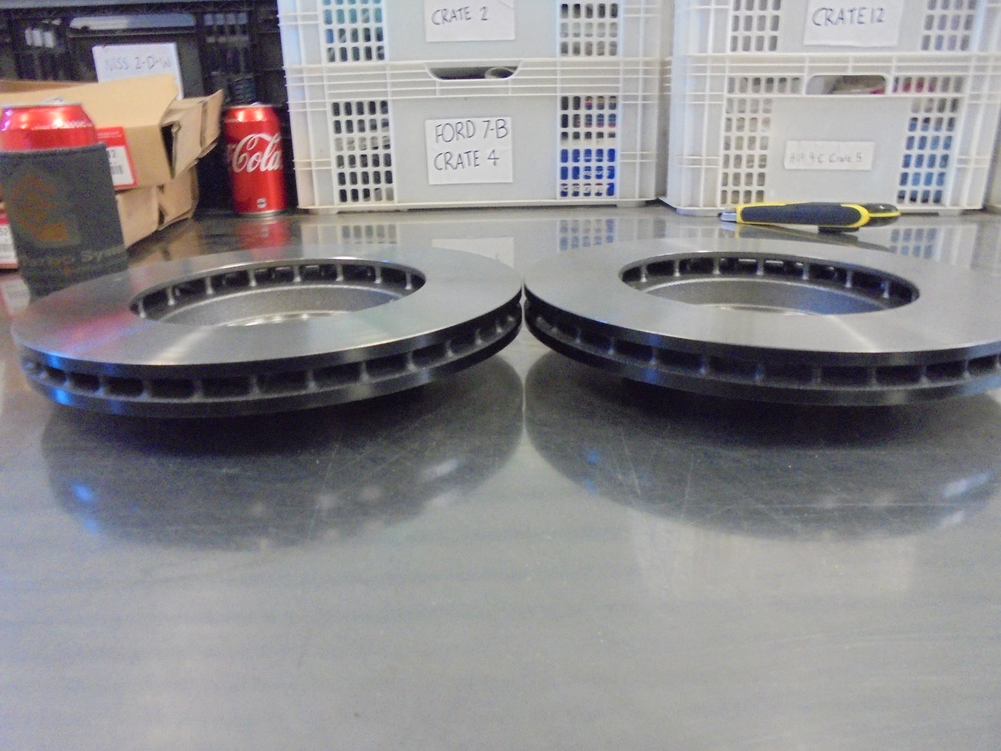 Honda Jazz Genuine Front Brake Rotors (Pair) New Part