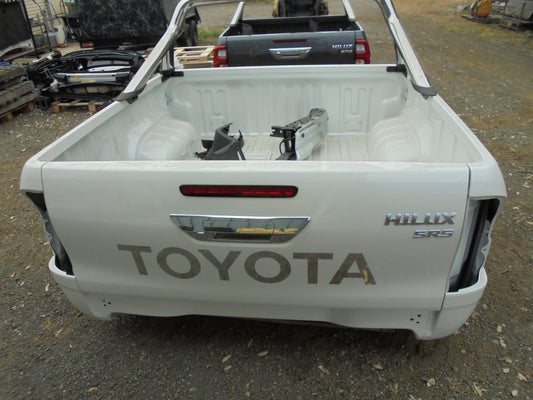 Toyota Hilux SR5 Dual Genuine Cab Tub (No Tail Lights) Pearl White New Part