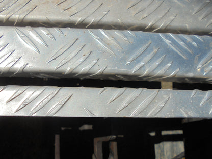 Alloy Checker Plate Drop Side Tray Capping New Part