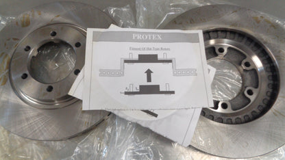 Protex DR466 Brake Disc Rotors Pair New Part