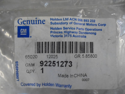 Holden VE SSV Redline Commodore Genuine Wheel Center Cap New Part