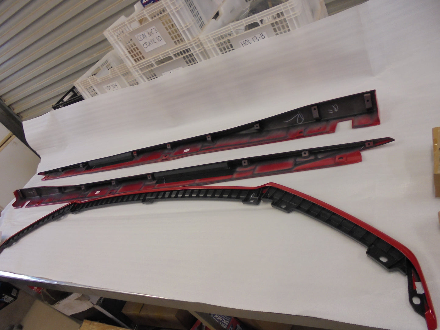 Honda Civic Hatch Genuine Red Pack Spoiler Kit New Part