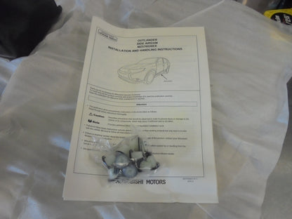 Mitsubishi Outlander Genuine Side Skirt Kit Factory Gray In Colour New Part