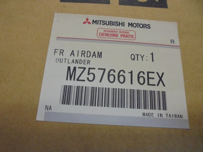 Mitsubishi Outlander Genuine Lower Front Spoiler (Air Dam) Factory Gray New Part
