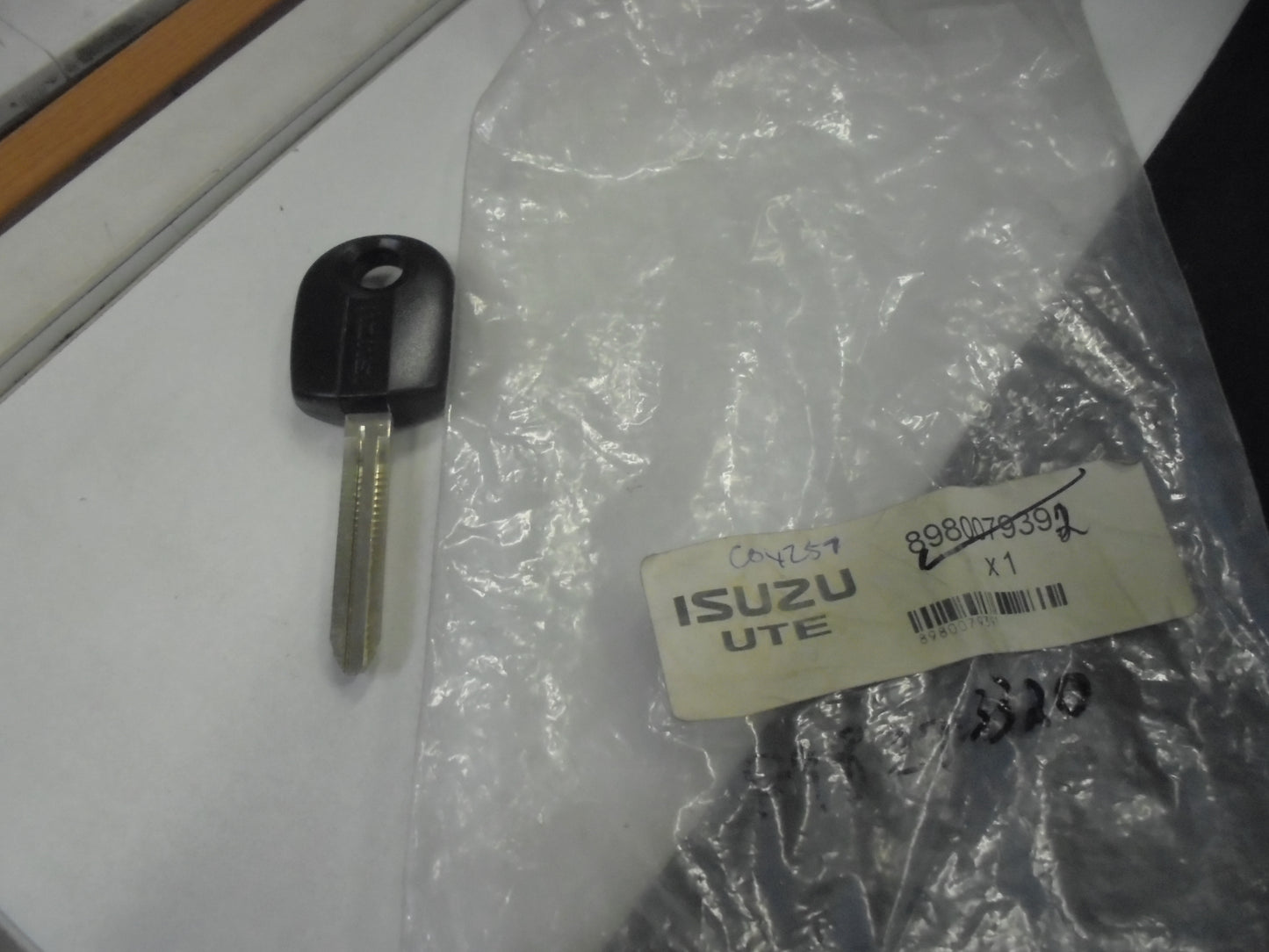 Isuzu D-Max Genuine Key Blank New Part