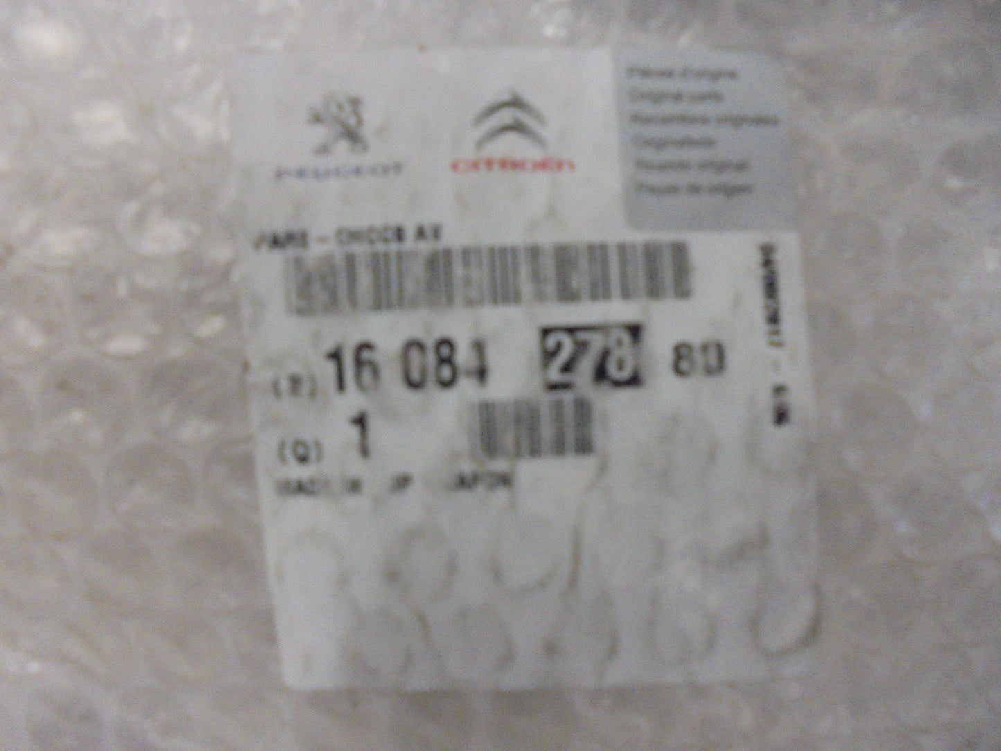 Peugeot 4008 Genuine Factory Front Bar Cover (White) Headlight Washer And Radar New Part