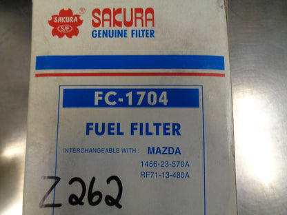 Sakura Fuel Filter Suits Mazda/Ford/Daihatsu Various Models New Part