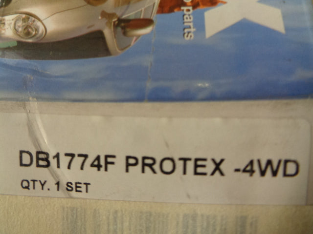 Protex Front Brake Pad Set Suits Mitsubishi Triton MK/ML/MN/MQ New Part