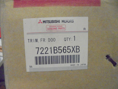 Mitsubishi Outlander Genuine Passenger Front Door Trim New Part