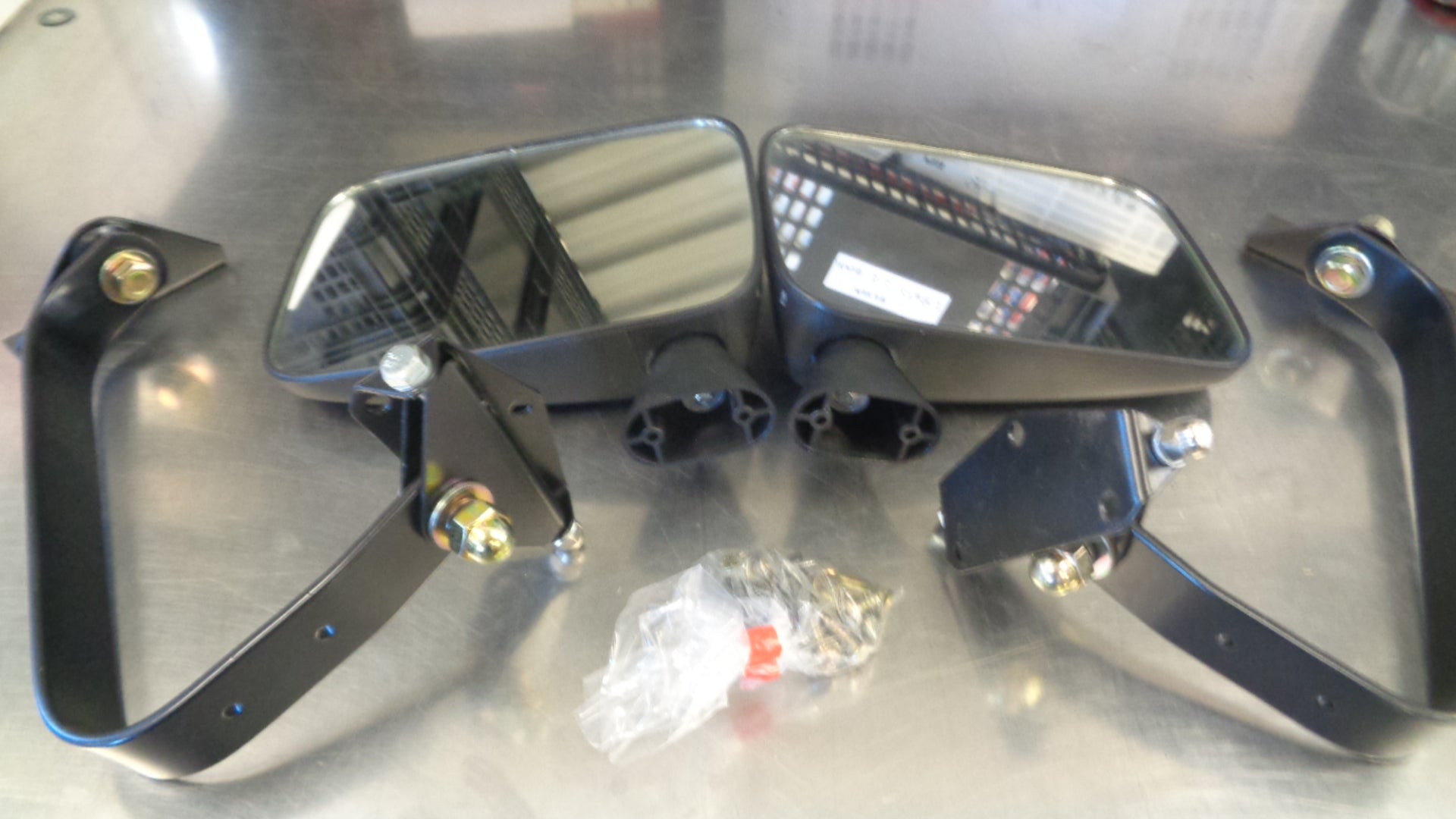 britax mirror parts Britax Universal Black 200mm x 145mm Left/Right Mirror Set with Fittin – Half Price Parts
