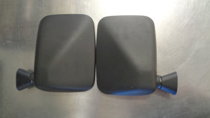 Britax Universal Black 200mm x 145mm Left/Right Mirror Set with Fitting Kit - New Part
